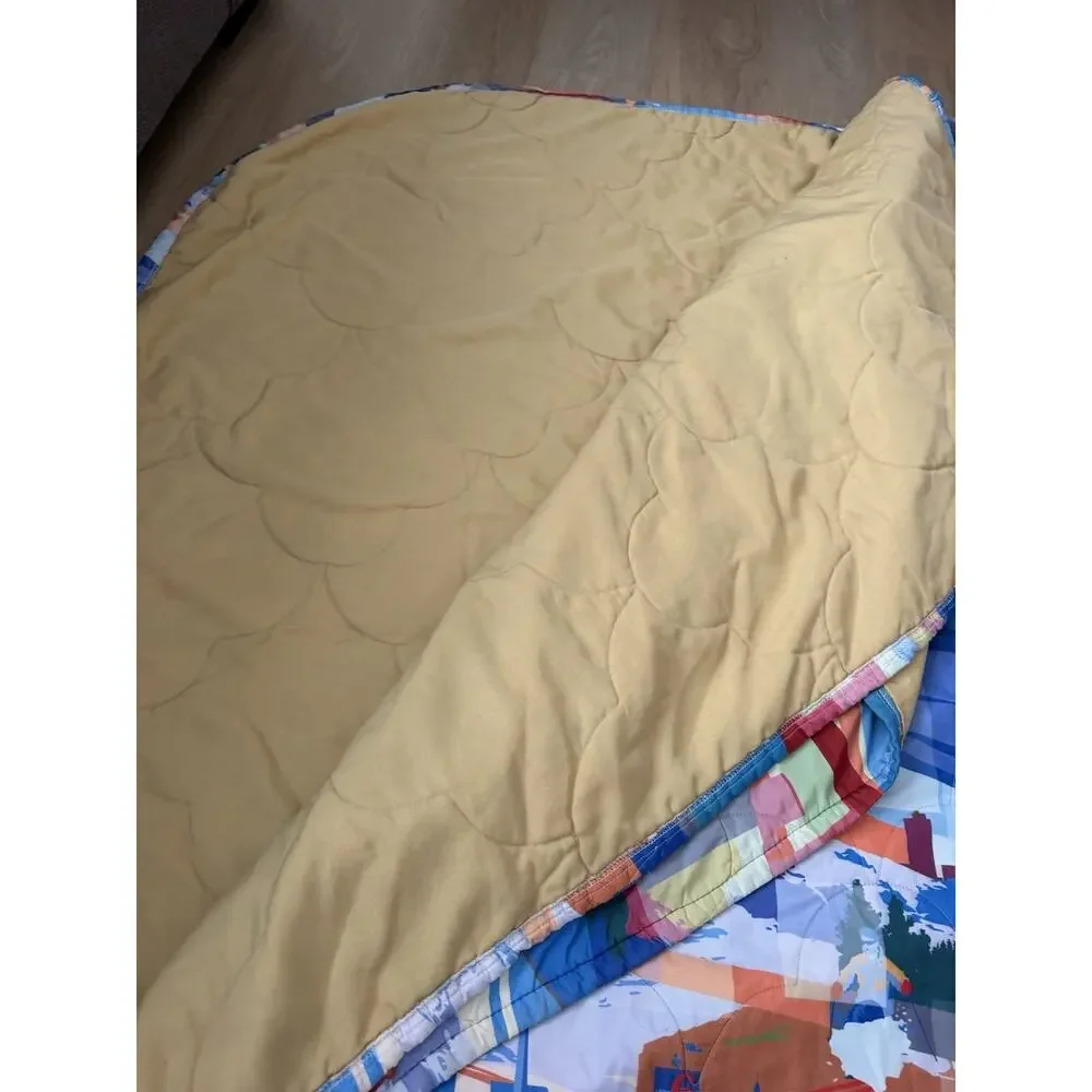 Motel 6 Journey Across America King Vintage Bedspread
